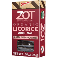 Zot 100% Pure Organic Licorice, Original Fl., 0.88 Ounce Flip Top Box, Set Of 3 Boxes