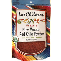 Los Chileros Organic New Mexico Red Chile, Powder, 4 Ounce (Packaging May Vary)