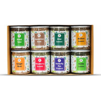 Loose Leaf Tea Set | Upto 450 Servings | Set Of 8 Teas For Wellness And Flavor Enthusiasts | Experience Blissful Infusion & Refreshing Aromatic Teas! | 100% Natural Ingredients | By Yogi's Gift
