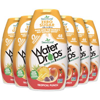 Sweetleaf Water Drops, Tropical Punch - Sugar-Free Water Enhancer Drops, Stevia & Monk Fruit Sweetener Water Flavoring, 1.62 Oz (Pack Of 6)