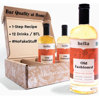 Hella Cocktails Mixers - Margarita, Bloody Mary, Moscow Mule And Old Fashioned (750Ml 3-Pack, Old Fashioned)