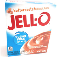 Jell-O Butterscotch Instant Pudding Sugar Free (4-Pack)