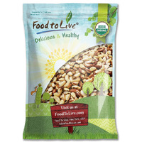 Food To Live - Organic Brazil Nuts, 8 Pounds - Non-Gmo, Raw, Whole, No Shell, Unsalted, Kosher, Vegan, Keto, Paleo Friendly, Bulk, Rich In Selenium