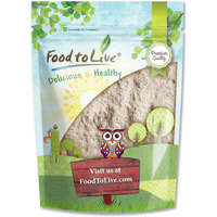 Food To Live Barley Flour, 2 Pounds - Fine Powder, Kosher, Vegan, Bulk. Rich In Fiber. Wheat Flour Alternative. Great For Baking. Product Of The Usa.