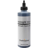 Chefmaster Airbrush Spray Food Color, 9-Ounce, Midnight Black