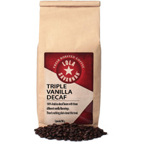 Lola Savannah Triple Vanilla Whole Bean Decaf Coffee, 2Lb
