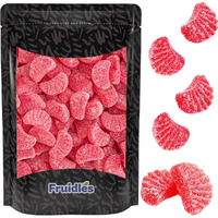 Fruidles Original Jelly Cherry Slices, Gummi Sweet Confection Candies, Traditional Old Fashioned, Vegan, Gluten-Free (1 Pound)
