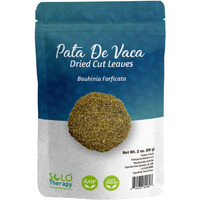 Pata De Vaca Leaves Cut And Sifted - Cow's Foot Leaves 56 Grams - Pata De Vaca Tea - Bauhinia Forficata Resealable Bag - 56 Grams - Premium Quality (Pata De Vaca)