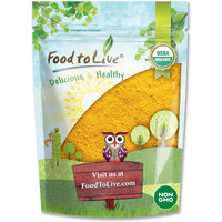 Food To Live Organic Pumpkin Fruit Powder - Non-Gmo, Milled Dried Pumpkin, 100% Pure, No Additives, Vegan. Rich In Fiber, Beta-Carotene, B Vitamins. Great For Pumpkin Latte, Baking, Porridge, Soup