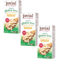 Jovial Organic Gluten Free White Cheddar Mac And Cheese - Whole Grain Pasta, Organic Pasta, White Cheddar Macaroni And Cheese, Gluten Free, Award Winning Taste, Made In Italy - 6 Oz, 3 Pack