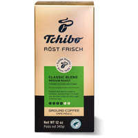 Tchibo Ground Coffee - Rst Frisch Classic Blend - Lightly Roasted Arabica Beans With Delicate Hints Of Dark Chocolate - Intensity 3/6, Acidity 2/6, Roast Level 2/6-12 Oz - Pack Of 1