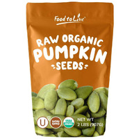 Food To Live Pepitas/Semillas De Calabaza Org  Nicas (Crudas, Sin Cascara) (2 Pounds)