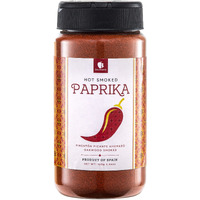Gourmanity Hot Smoked Paprika Powder, Premium Spanish Paprika Seasoning, Oak Wood Smoked For Adding Depth, Flavor And Color To Your Dishes, Kosher, Gluten Free, Hot Pimenton 5.64 Oz