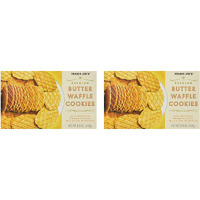 2 Packs Trader Joe's Belgian Butter Waffle Cookies