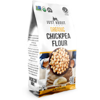 Organic Chickpea Flour 1Lb (454 G) Usda Organic Gluten Free Grain Free Non Gmo Kosher Pack Of 1 | Just About Foods