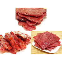Vp#10 Beef+Pork+Bacon Jerky 12Oz (Original Flavor Beef 4Oz, Original Flavor Pork 4Oz, Original Flavor Bacon 4Oz) *Grilled To Order *Shipped The Same Day
