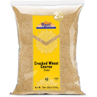 Rani Cracked Wheat Coarse (Fada/Bulgur Wheat#3) 32Oz (2Lbs) 908G ~ All Natural | Vegan | Gluten Friendly | Non-Gmo | Kosher | Indian Origin