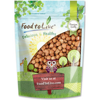 Food To Live - Raw Hazelnuts, 1 Pound Filberts, Whole Nuts, No Shell, Unsalted, Kosher, Vegan, Bulk. Wholesome Snack. Rich In Vitamin E. Great For Baking, Trail Mixes, As A Topping.