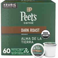 Peet's Coffee, Dark Roast K-Cup Pods For Keurig Brewers - Organic Alma De La Tierra, Usda Organic 60 Count (6 Boxes Of 10 K-Cup Pods)