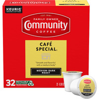 Community Coffee Caf   Special Medium-Dark Roast Single Serve Keurig K-Cup Pods 32 Ct Box