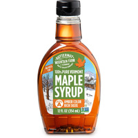 Butternut Mountain Farm Pure Maple Syrup Grade A Amber Rich Pet Bottle, 12 Fl Oz
