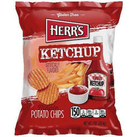 Herr's Potato Chips, Ketchup Flavored, 1 Oz. (Pack Of 7)
