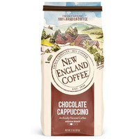 New England Coffee Chocolate Cappuccino Medium Roast Ground Coffee, 11Oz Bag (Pack Of 3)