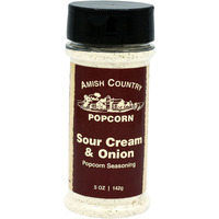 Amish Country Popcorn | Sour Cream And Onion Popcorn Seasoning - 5 Oz | Old Fashioned, Non-Gmo And Gluten Free (5 Oz)