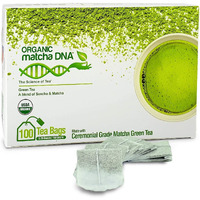 Matcha Teabags Matchadna Certified Organic Matcha Green Tea By Matcha Dna - 100 Teabags