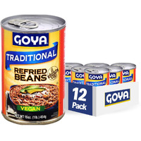Goya Foods Traditional Refried Pinto Beans, 16 Ounce (Pack Of 12)