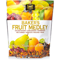 Traina Home Grown Bakers Fruit Medley - Diced Peaches, Cranberries, Apricots, Pears, Nectarines, And Raisins - Non Gmo, Gluten Free, Value Size (20 Oz)