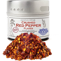 Crushed Red Pepper Flakes - Non Gmo - Magnetic Tin - Small Batch - Gourmet Spice - Artisanal Seasoning - 1 Oz