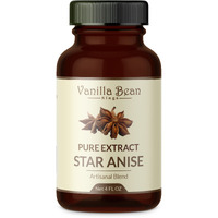 Pure Star Anise Extract For Baking And Flavoring - 4 Oz - Premium Quality Natural Flavors For Baked Goods, Desserts, & Cooking
