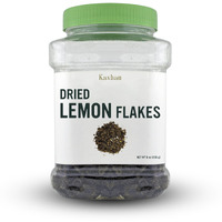 Kashan Dried Lemon Flakes, Lime, Limoo Omani, Great For Cooking And Food & Tea Flavoring. Aromatic Seasoning 8Oz (226G)