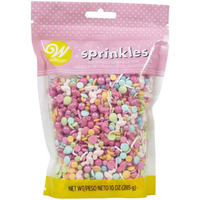 Wilton Sprinkles 10Oz Shaped Sprinkles Mix (Flamingo)