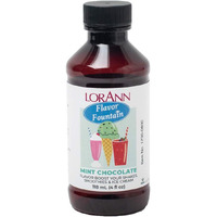 Lorann Mint Chocolate Flavor Fountain, 4 Oz Bottle