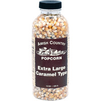 Amish Country Popcorn | 14 Oz Bottle | Extra Large Caramel Type Popcorn Kernels | Old Fashioned, Non-Gmo And Gluten Free (14 Oz Bottle)