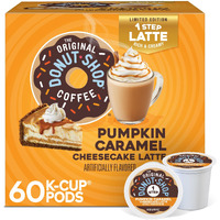The Original Donut Shop Pumpkin Caramel Cheesecake Latte, Keurig Single Serve K-Cup Pods, 60 Count