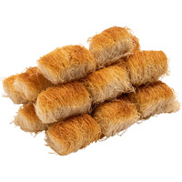 Eastanbul Kataifi Rolls Kataifi Shredded Fillo Dough (Syrup Not Included) Twisted Kadayif Pastry Dough, From Staple Syrup Sweetened Turkish Desserts, Shredded Phyllo Dough, Shredded Wheat Cereal, 300G