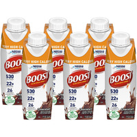 Boost Very High Calorie Nutritional Drink Made With Natural Vanilla Flavor & No Artificial Flavors, Colors & Sweeteners (8 Fl Oz (Pack Of 6), Chocolate)