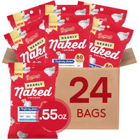 Popcornopolis Perfectly Salted Nearly Naked 24 Ct, 0.55 Oz