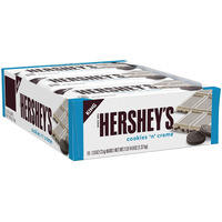 Hershey's Cookies 'N' Creme King Size Candy, Bulk, Individually Wrapped, 2.6 Oz Bars (18 Count)
