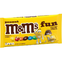 M&M's Peanut Chocolate Candy Fun Size 10.57-Ounce Bag