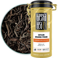 Tiesta Tea - Ceylon Orange Pekoe Black Tea | Single Origin Premium Black Loose Leaf Tea From Sri Lanka| 100% Pure Unblended High Caffeinated Tea | Hot Or Iced Tea & Up To 50 Cups - 3Oz Refillable Tin