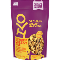 Orchard Valley Harvest Nice N Cheesy Mix, 7 Oz Resealable Bag, White Cheddar Almonds, Cashews, Chips, Walnuts, Non-Gmo, 6G Of Protein Per Serving, Salty, Snacks For Adults & Kids