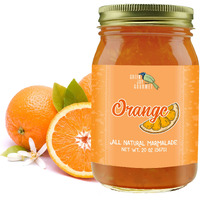 Green Jay Gourmet Orange Marmalade - All-Natural Orange Jam - Vegan, Gluten- Free Marmalade - Contains No Preservatives Or Corn Syrup - Made In Usa Orange Jelly - 20 Ounces