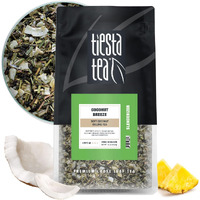 Tiesta Tea - Coconut Breeze - Soft Coconut Oolong Tea - Loose Leaf Tea Blend - Medium Caffeinated Oolong Tea - Make Hot Or Iced Tea Up To 140-200 Cups - 16 Oz Resealable Bulk Bag