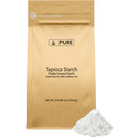 Pure Original Ingredients Tapioca Starch (3 Lb) Gluten-Free, Non-Gmo, Kitchen Staple, Tapioca Flour