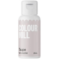 Colour Mill Oil-Based Food Coloring, 20 Milliliters Taupe