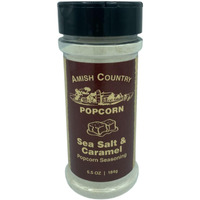 Amish Country Popcorn | Sea Salt And Caramel Seasoning - 6.5 Oz | Old Fashioned, Non-Gmo And Gluten Free